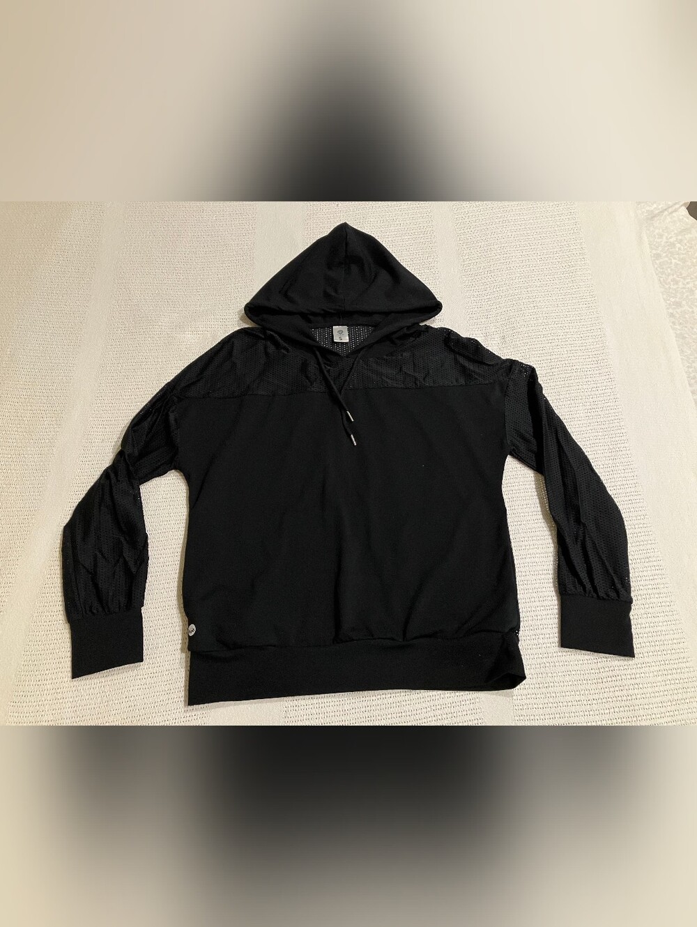 Black Hooded Shell